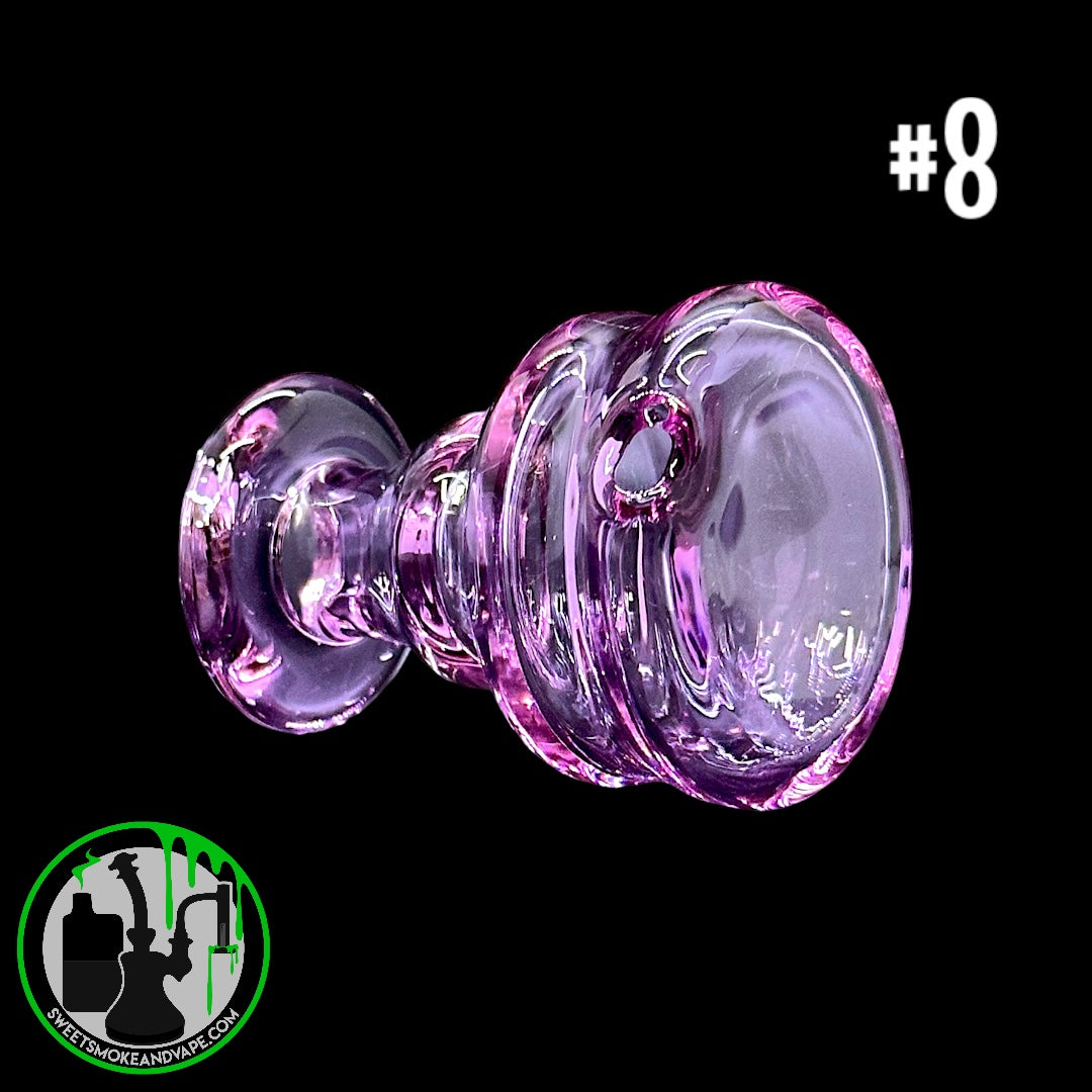 Evol Glass - Puffco Dry Attachment - #8 - Transparent Purple