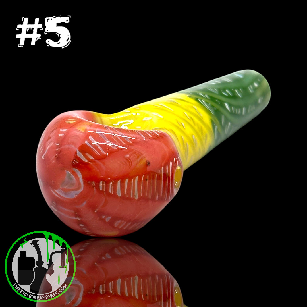 Daniel's Glass Art - German Glass Thick Hand Pipe (Small) #5