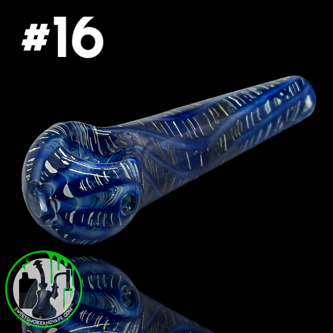 Daniel's Glass Art - German Glass Thick Hand Pipe #16