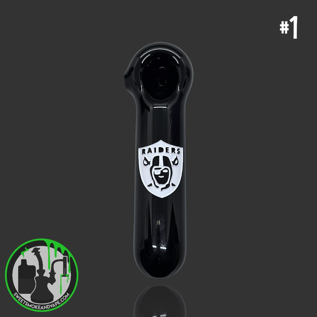 Daniel's Glass Art - Spoon Dry Pipe (Raiders) #1