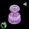 Evol Glass - Puffco Dry Attachment - #8 - Transparent Purple