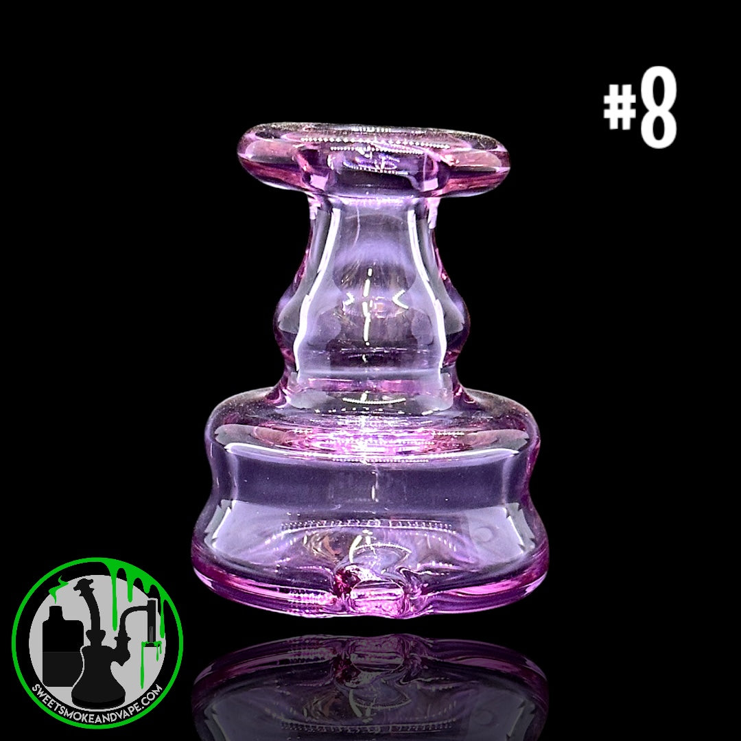 Evol Glass - Puffco Dry Attachment - #8 - Transparent Purple