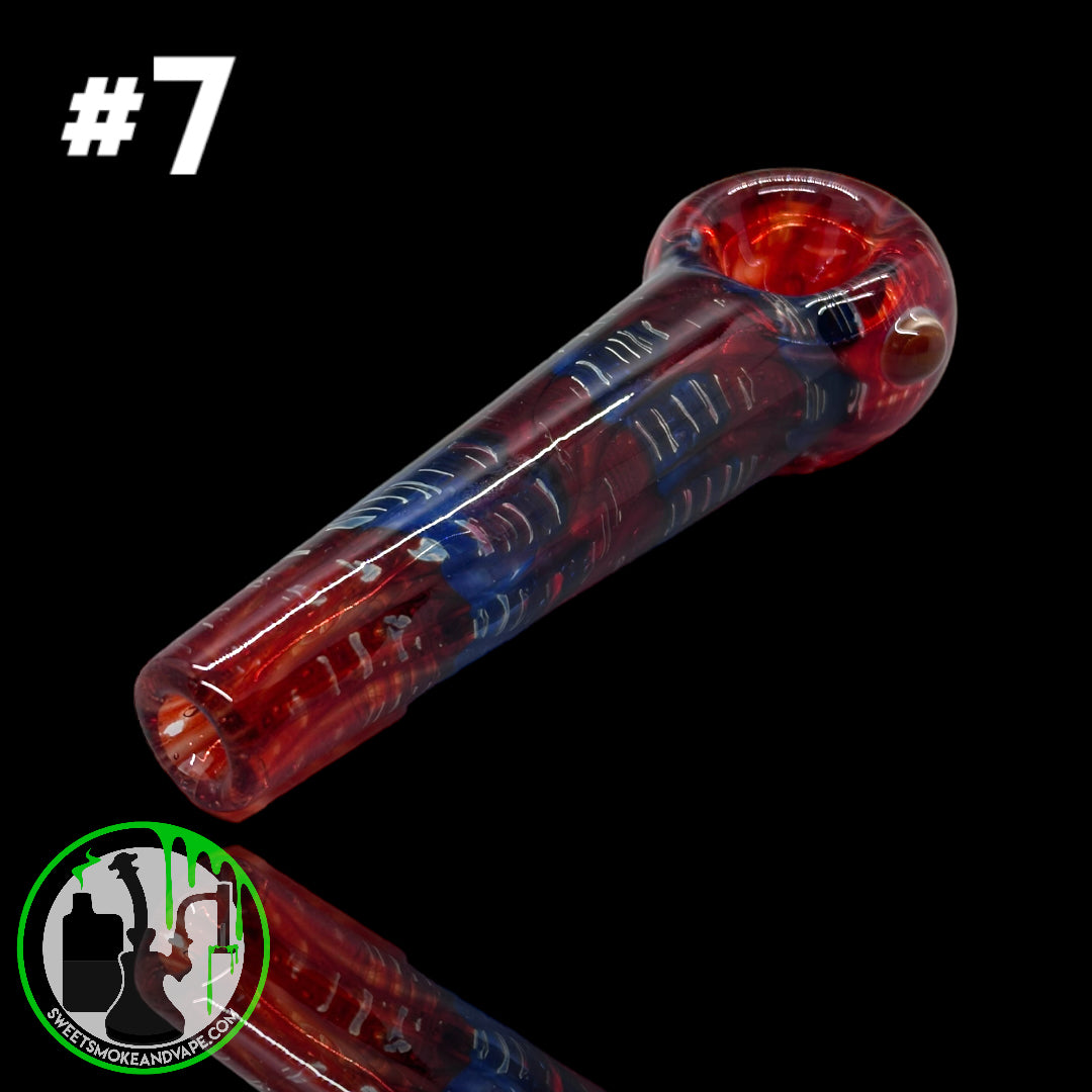 Daniel's Glass Art - German Glass Thick Hand Pipe #7