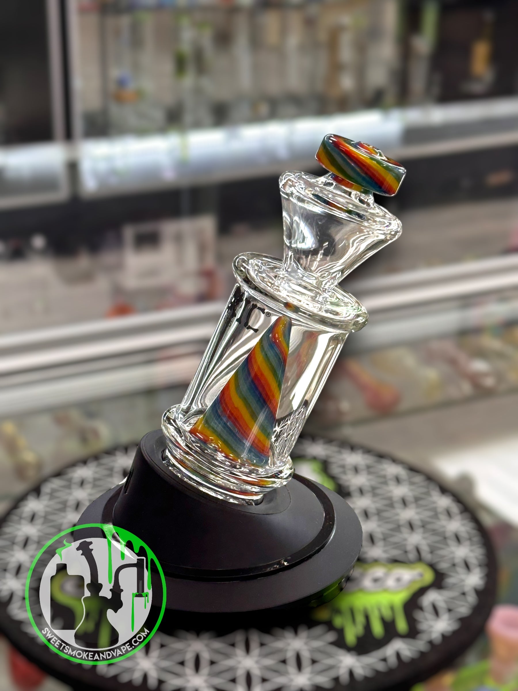 Toxic Glass - Rainbow Puffco Attachment