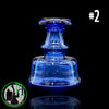 Evol Glass - Puffco Dry Attachment - #2 - Transparent Blue