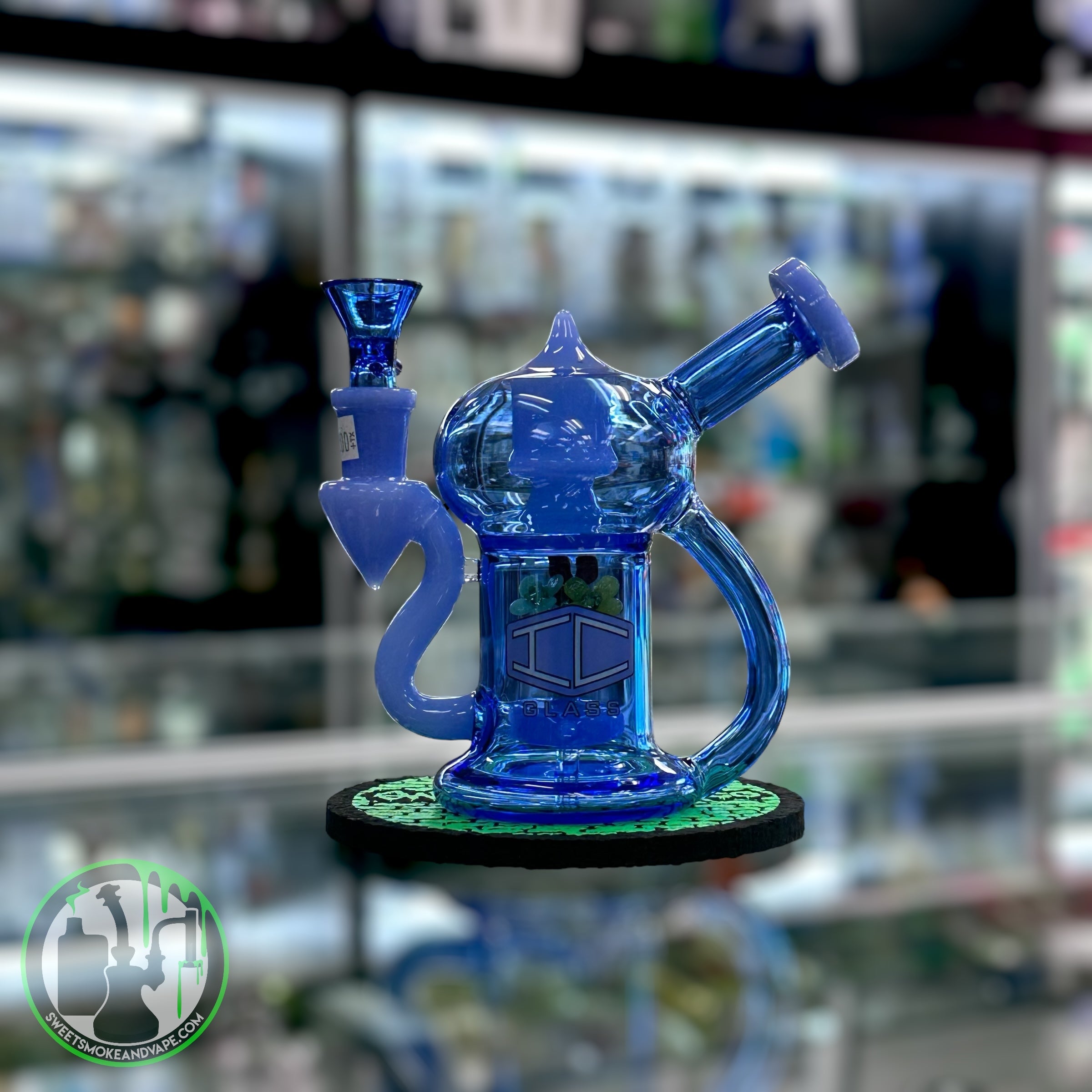 IC Glass Flower Rig #1 - 14mm