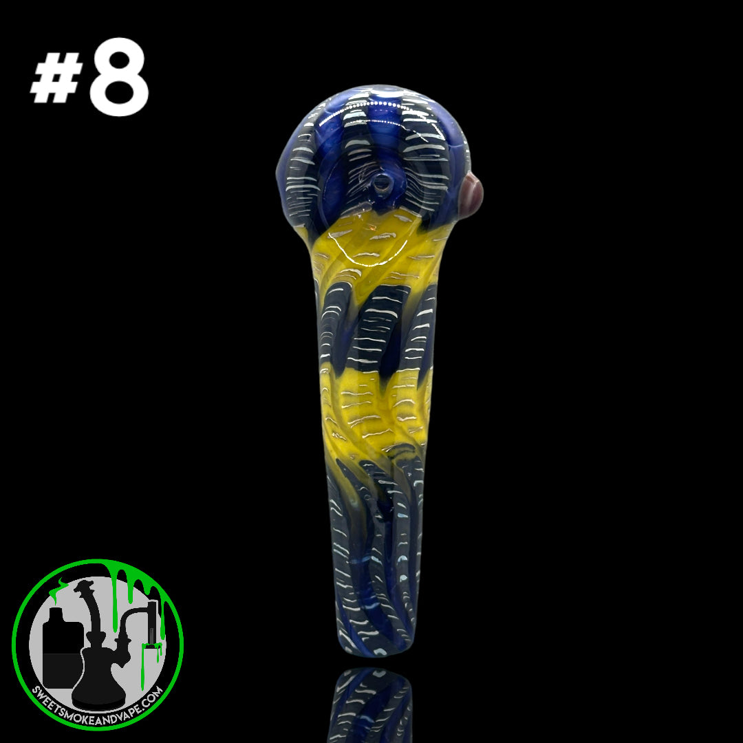 Daniel's Glass Art - German Glass Thick Hand Pipe #8