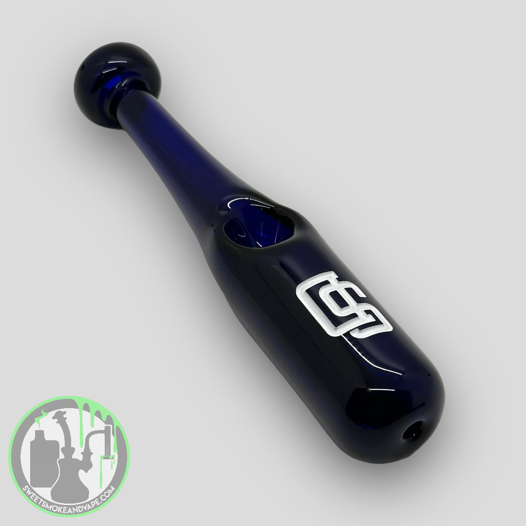 Daniel's Glass Art - Baseball Bat Dry Pipe (San Diego Padres)