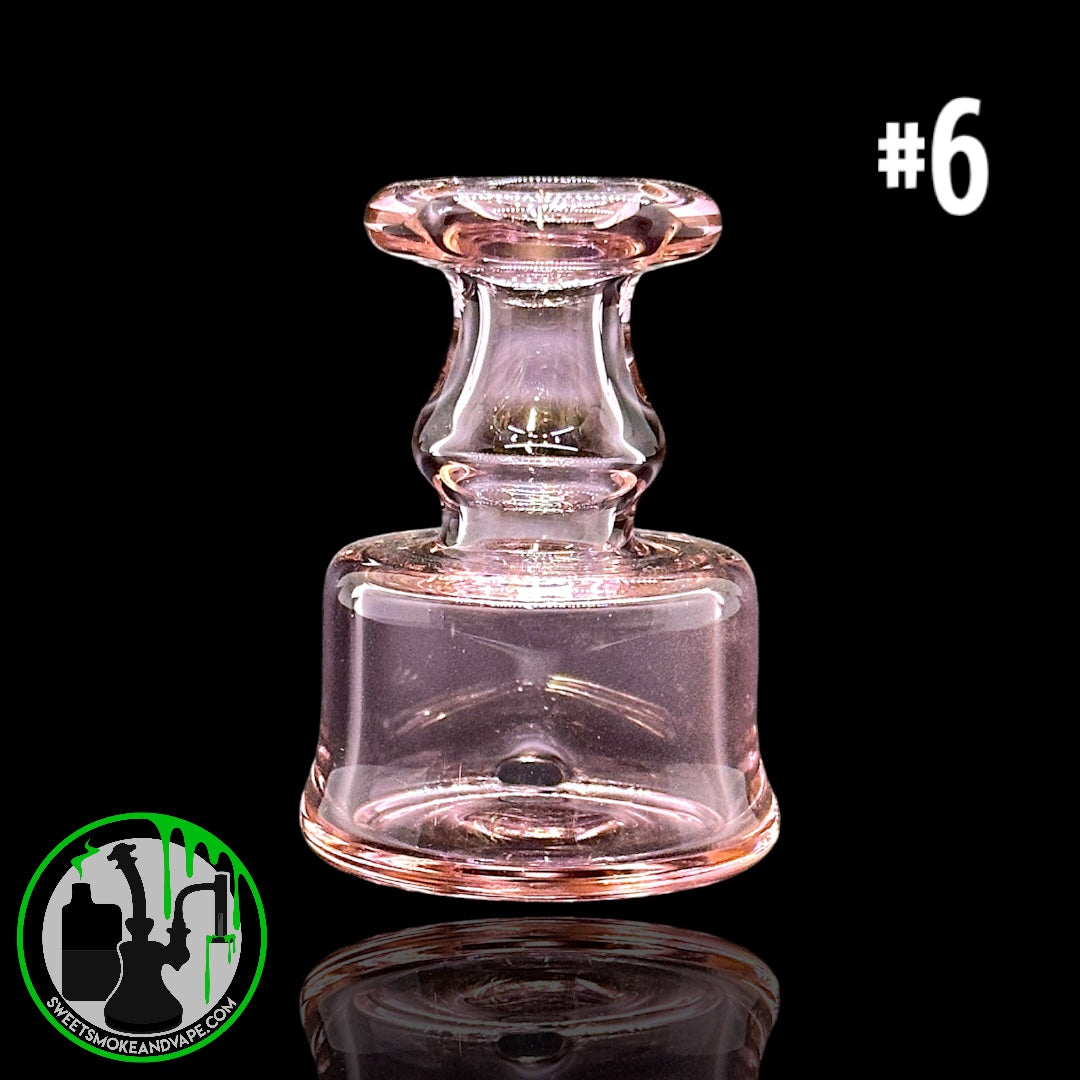 Evol Glass - Puffco Dry Attachment - #6 - Transparent Pink