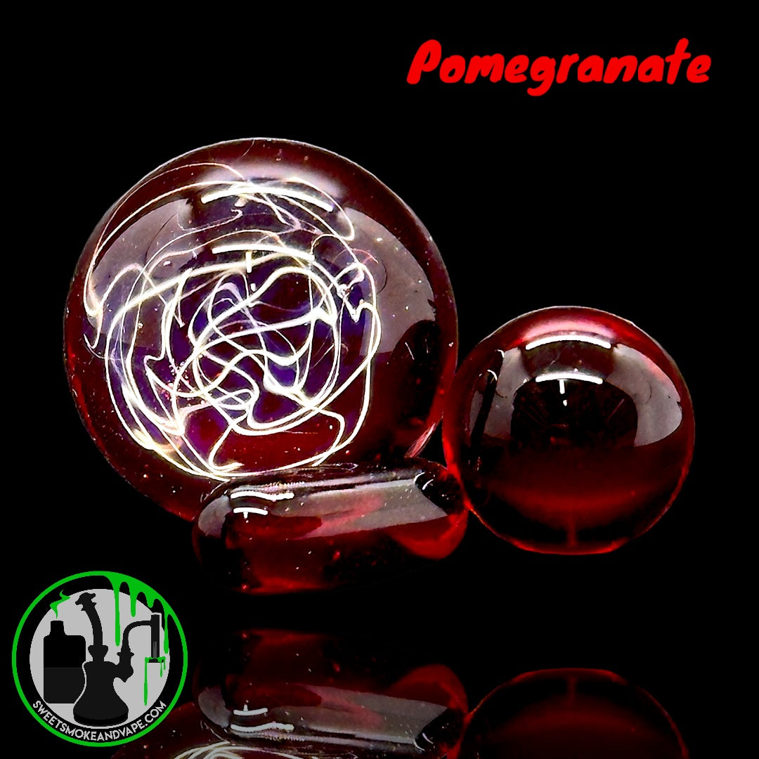 Garga Melt Glass - Scribble Tech Slurper Set (Pomegranate)