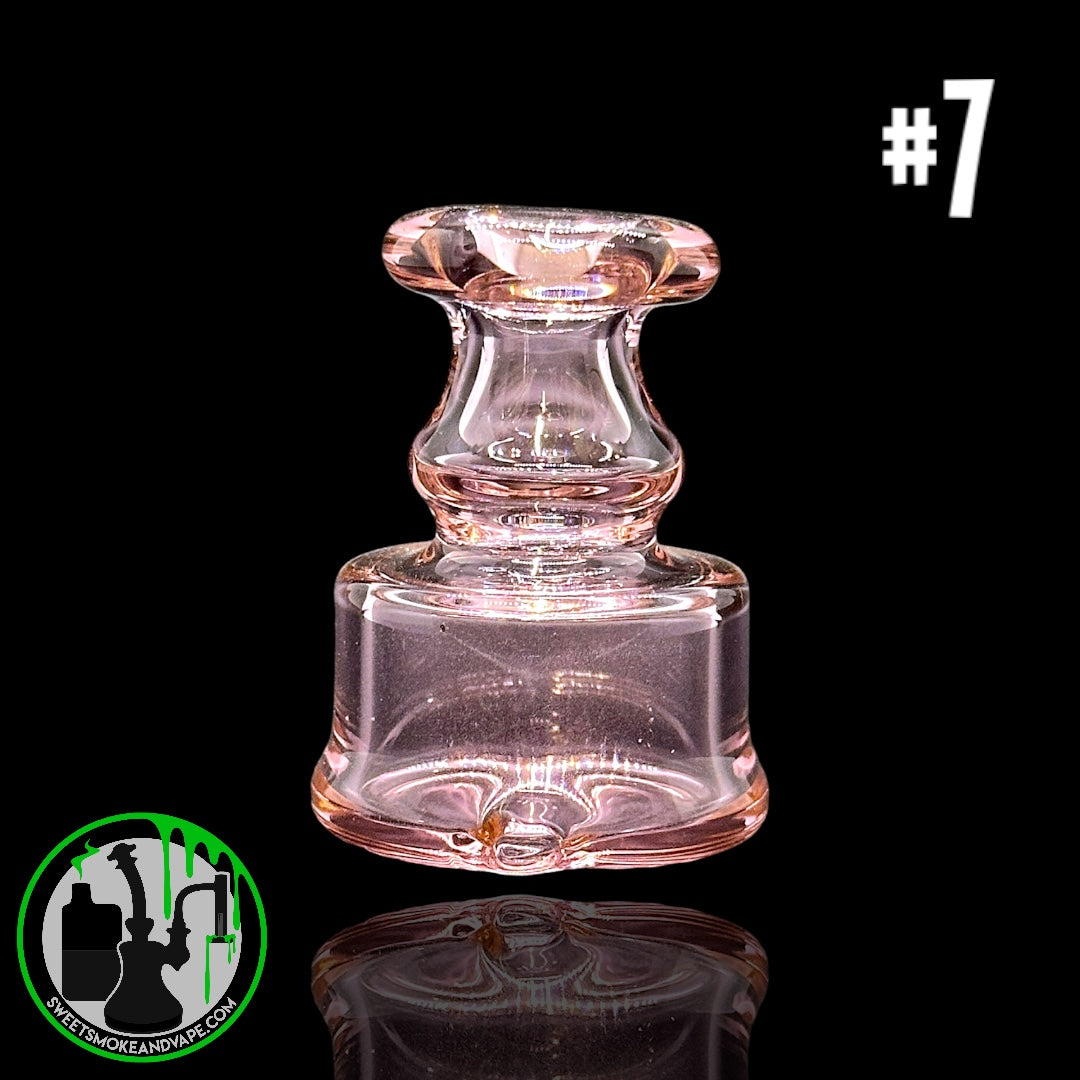 Evol Glass - Puffco Dry Attachment - #7 - Transparent Pink