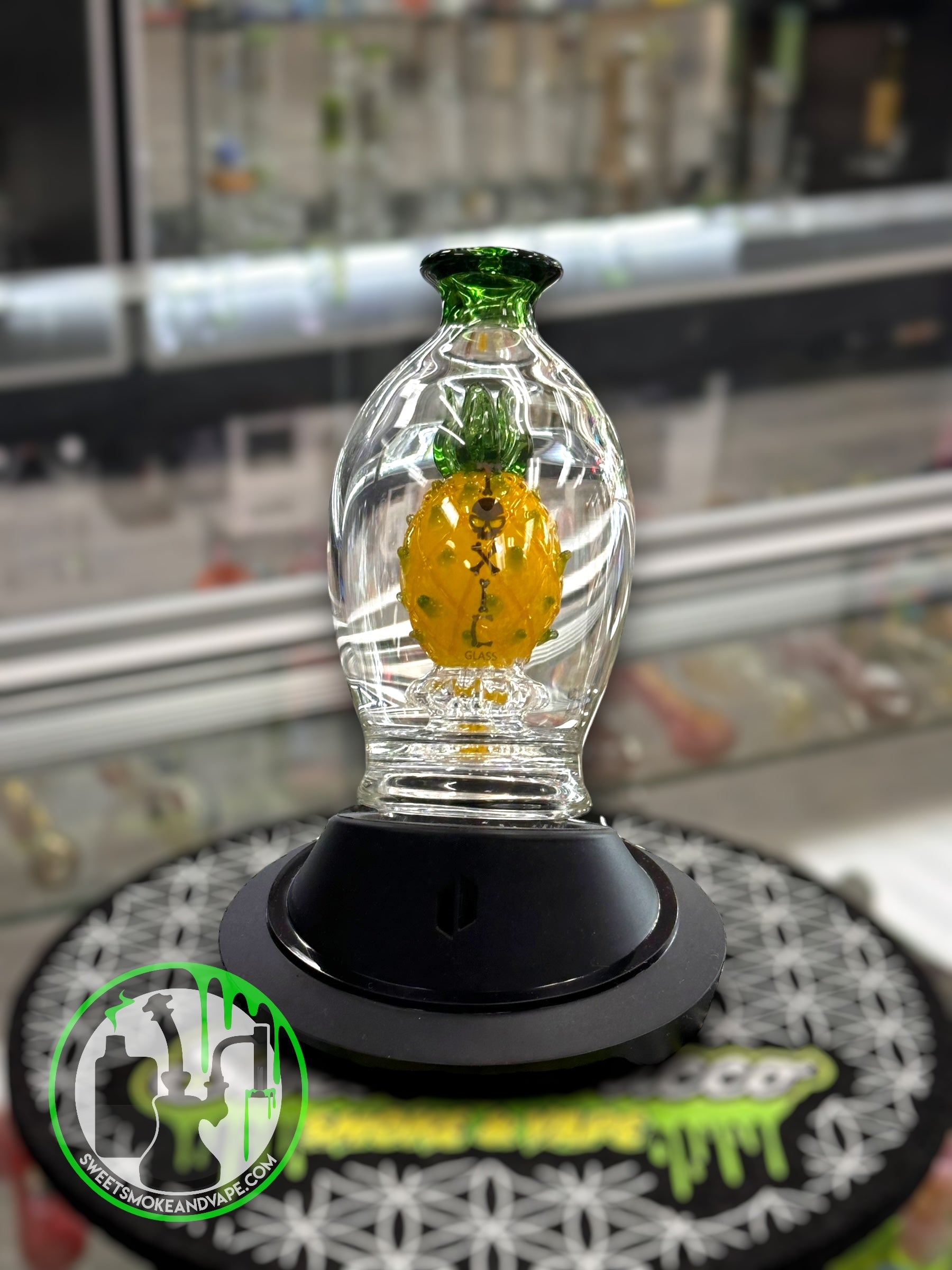 Toxic Glass - Pineapple Puffco Attachment