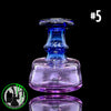 Evol Glass - Puffco Dry Attachment - #5 - Transparent Blue/Purple