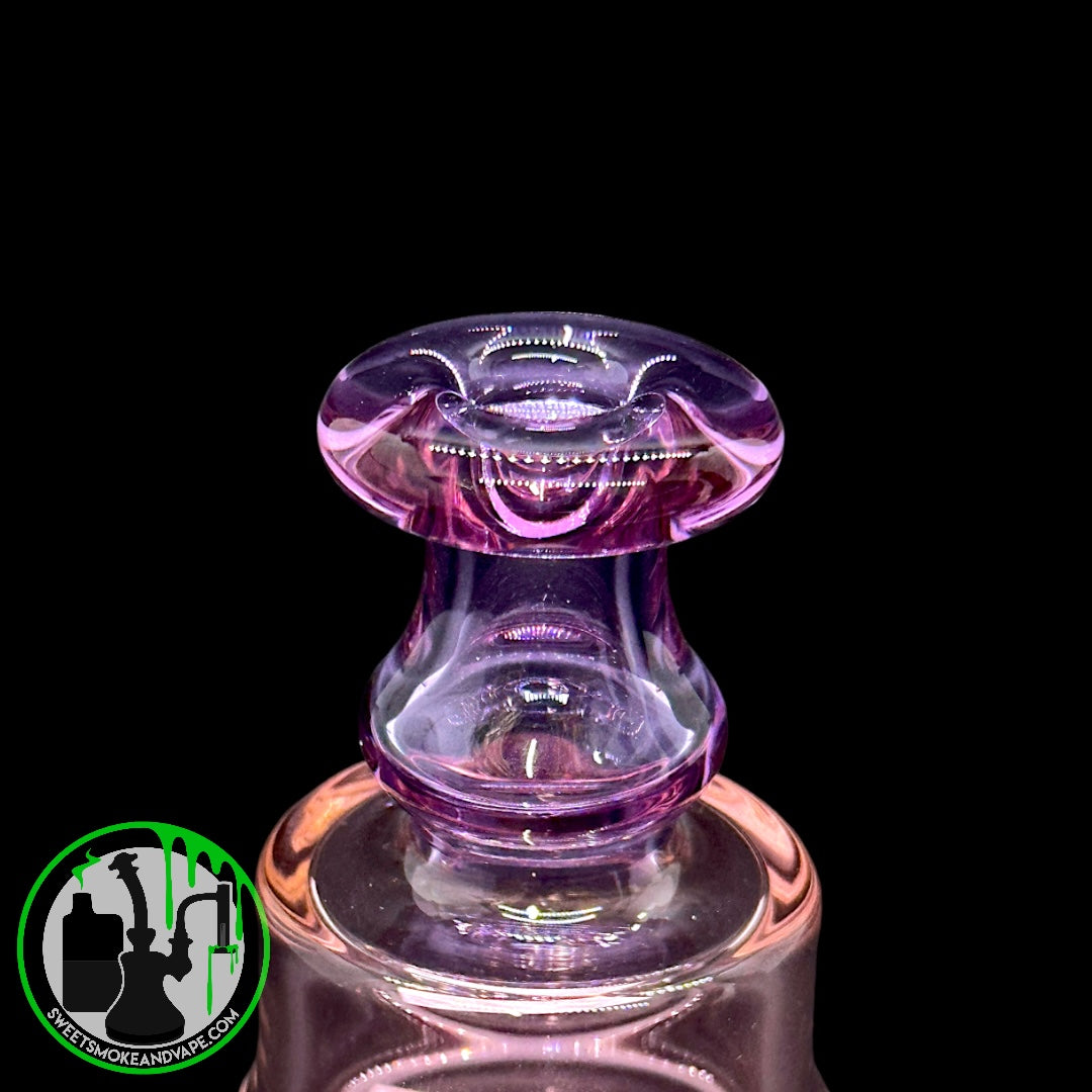 Evol Glass - Puffco Dry Attachment - Transparent Purple/Pink