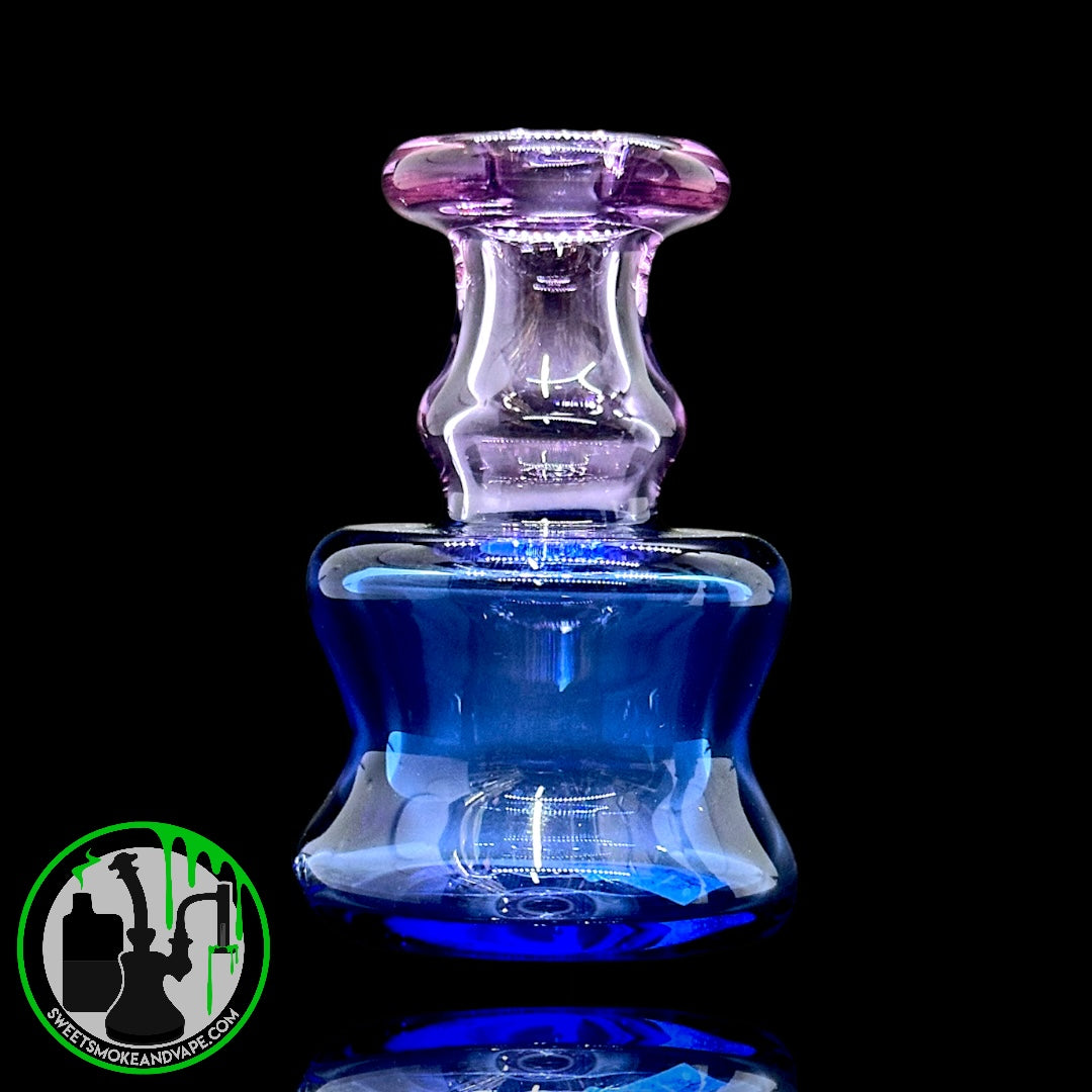 Evol Glass - Puffco Dry Attachment - Transparent Purple/Blue