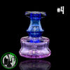 Evol Glass - Puffco Dry Attachment - #4 - Transparent Blue/ Purple