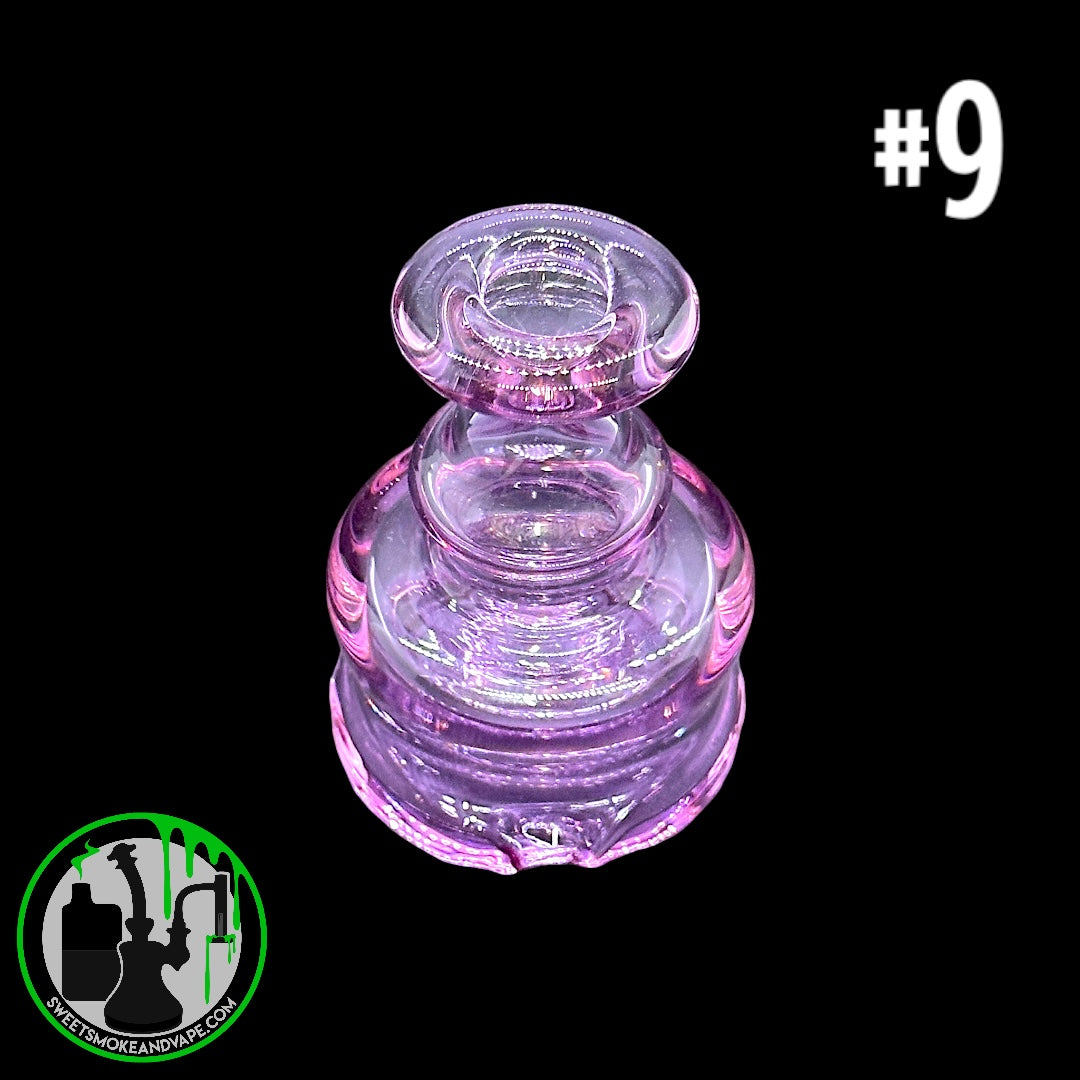 Evol Glass - Puffco Dry Attachment - #9 - Transparent Purple