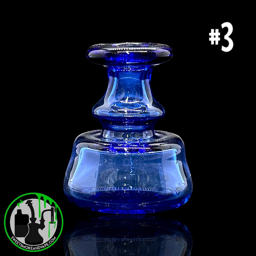 Evol Glass - Puffco Dry Attachment - #3 - Transparent Blue