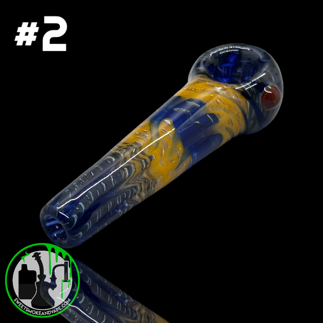 Daniel's Glass Art - German Glass Thick Hand Pipe #2