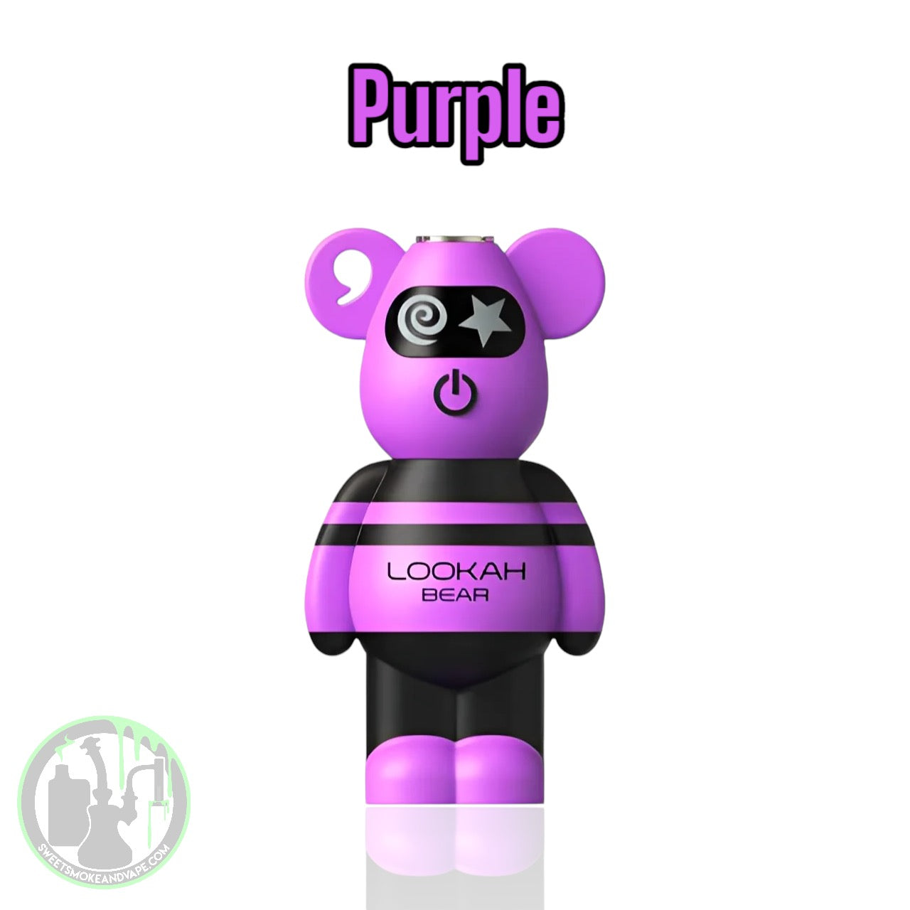Lookah - Bear 510 Voltage Battery (Purple) Sweet Smoke And Vape Lookah - Bear 510 Voltage Battery (Purple) Sweet Smoke And Vape