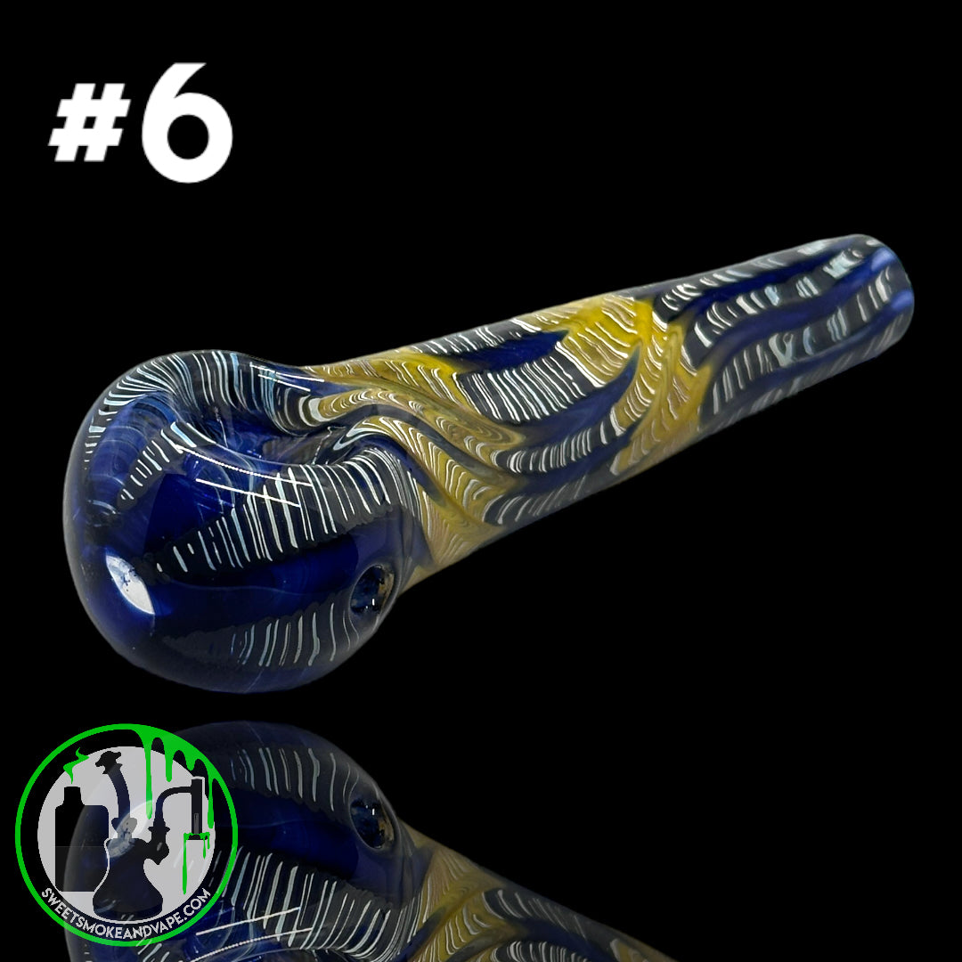 Daniel's Glass Art - German Glass Thick Hand Pipe #6