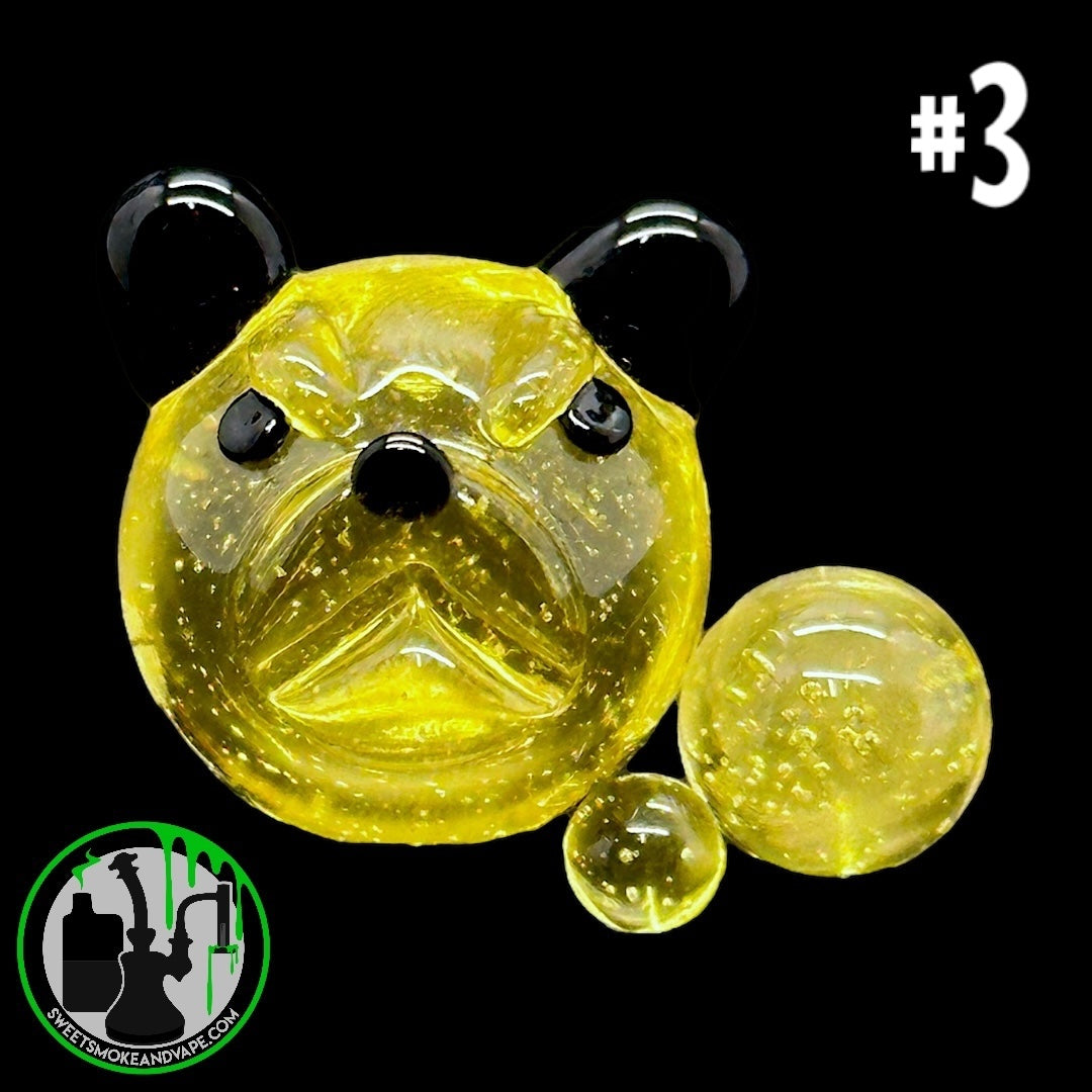 J Creature Glass X Bear Quartz - Marble Set (Plasma) #3