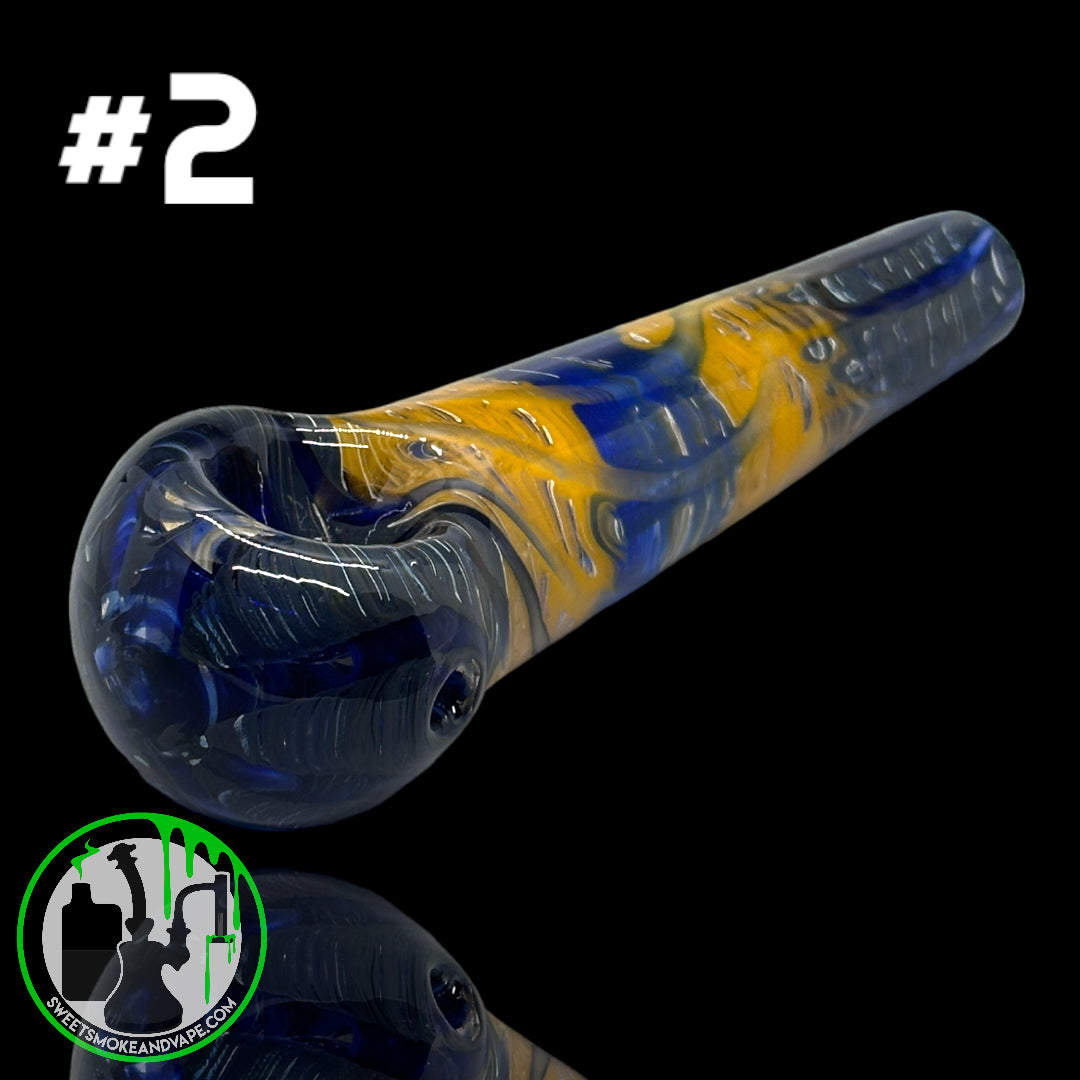 Daniel's Glass Art - German Glass Thick Hand Pipe #2