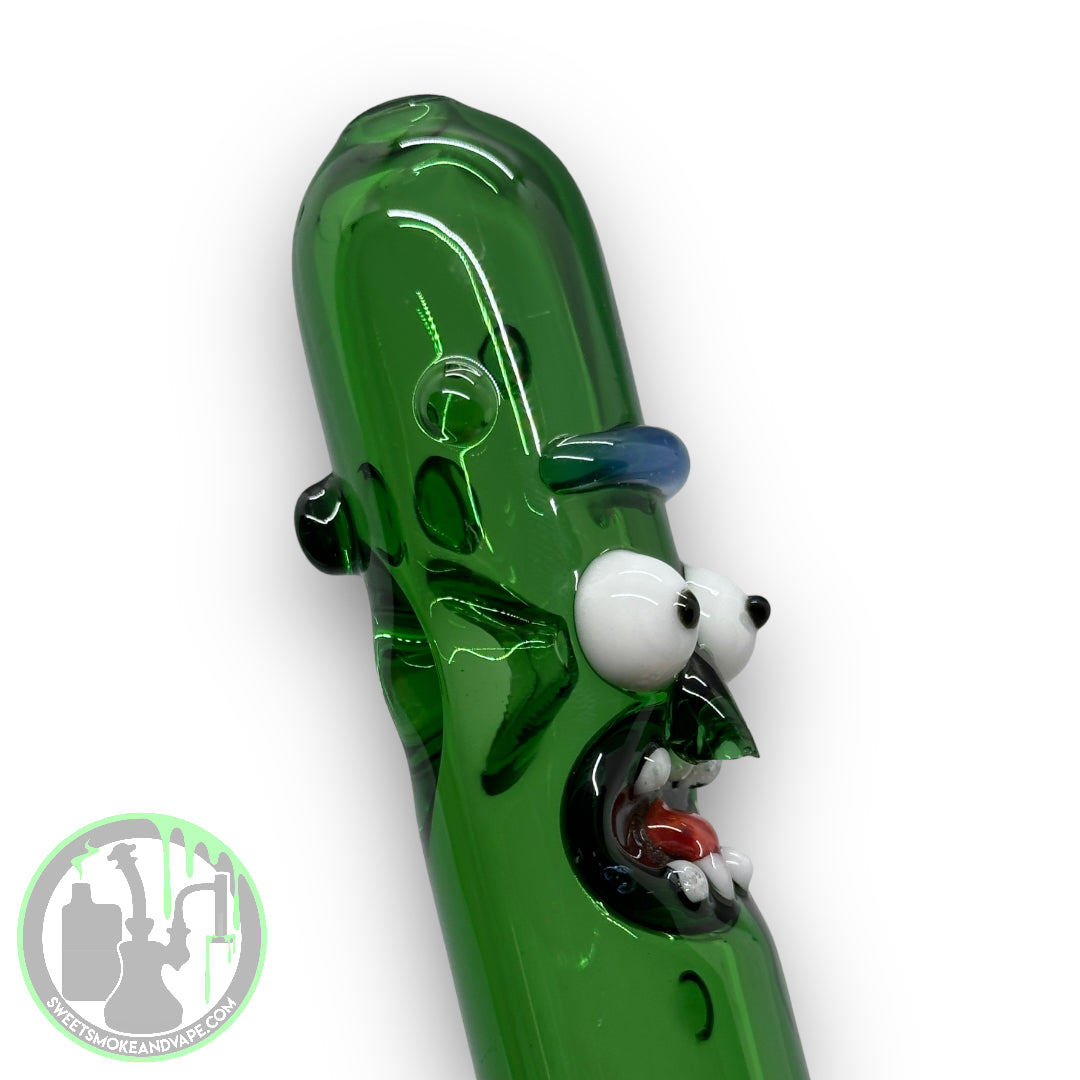 Daniel's Glass Art - Pickle Rick Dry Pipe