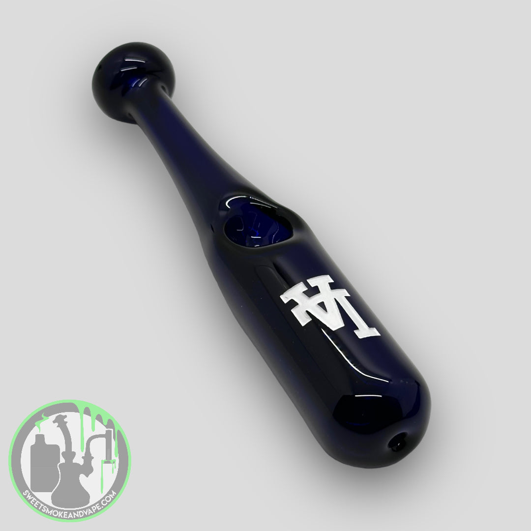 Daniel's Glass Art - Baseball Bat Dry Pipe (Los Angeles Dodgers)