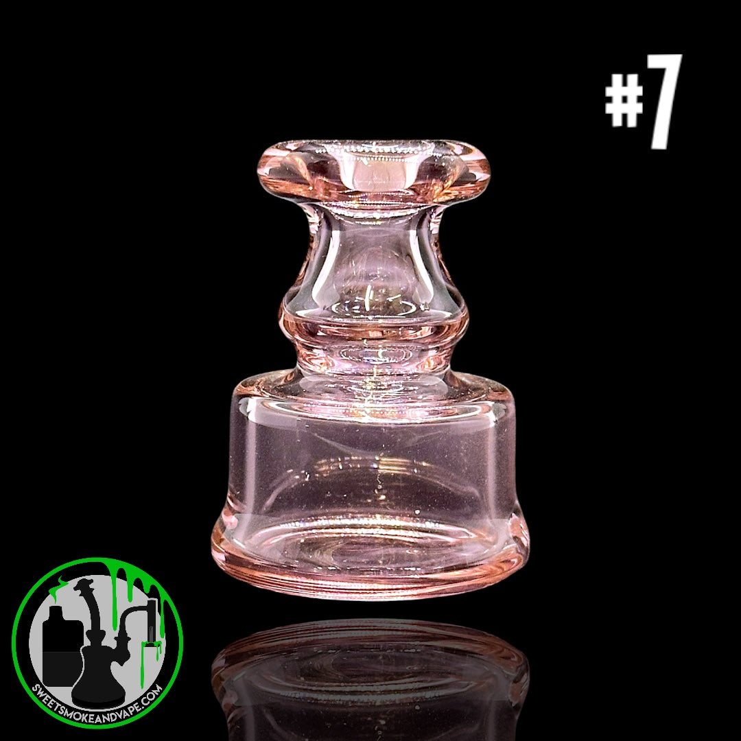 Evol Glass - Puffco Dry Attachment - #7 - Transparent Pink