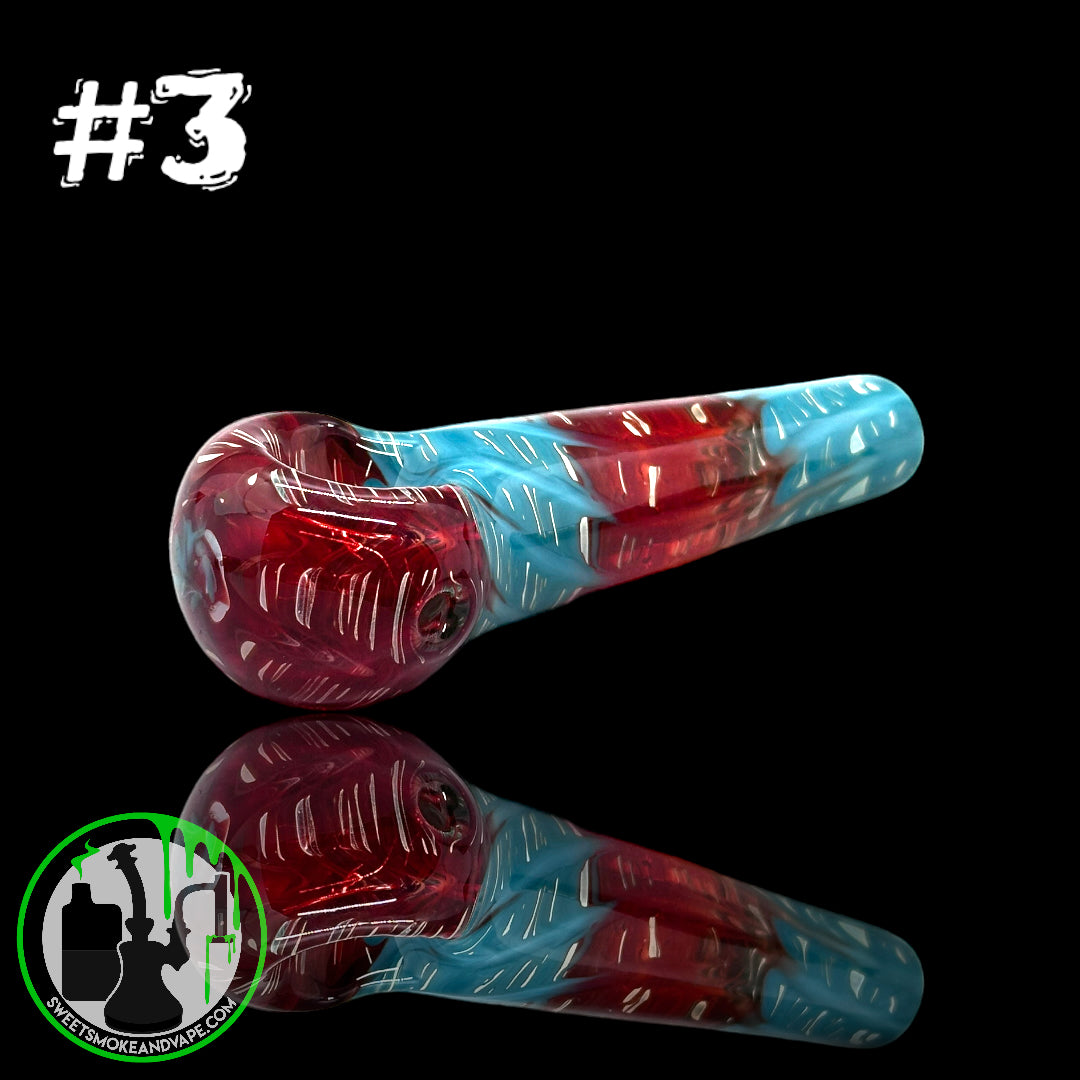 Daniel's Glass Art - German Glass Thick Hand Pipe (Small) #3