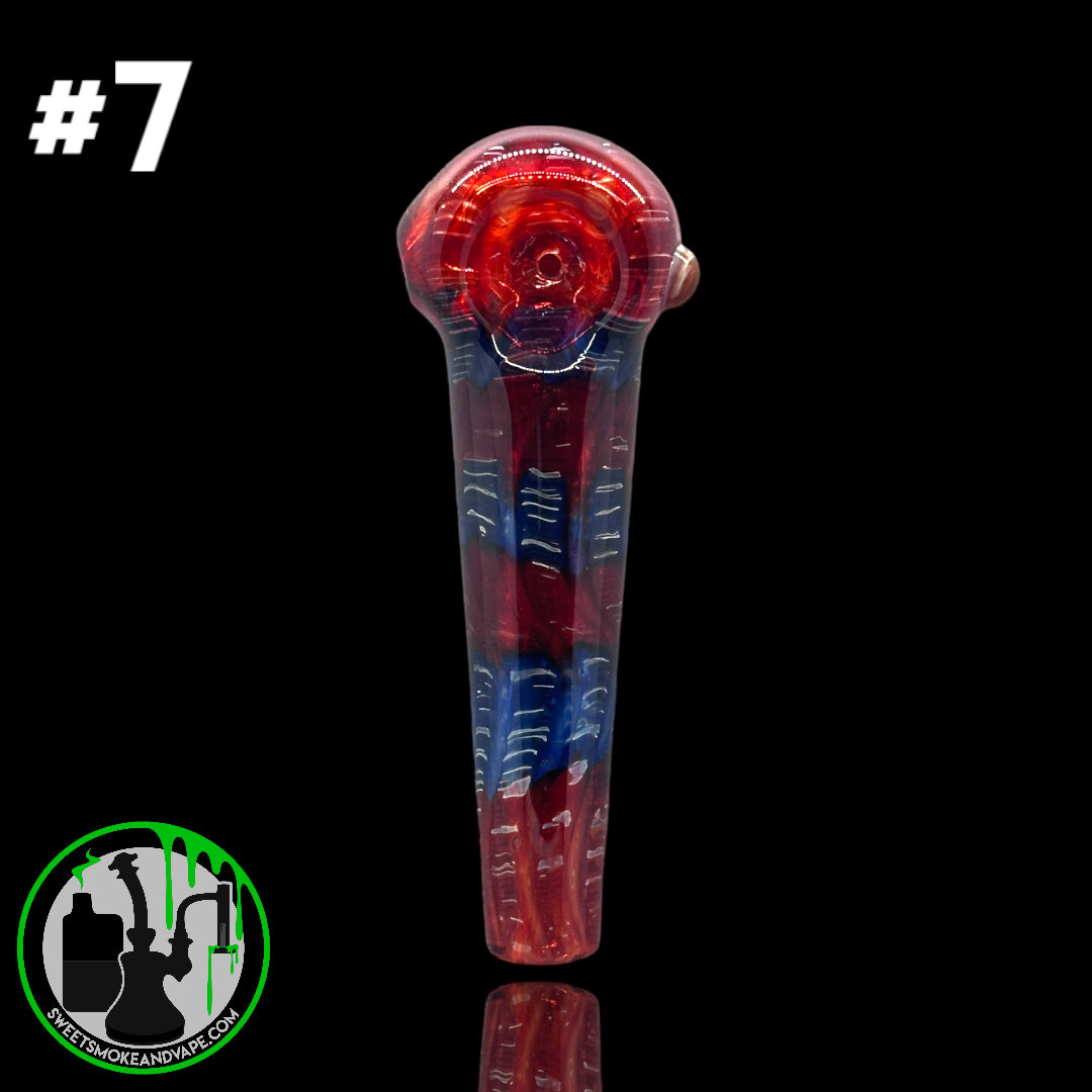 Daniel's Glass Art - German Glass Thick Hand Pipe #7