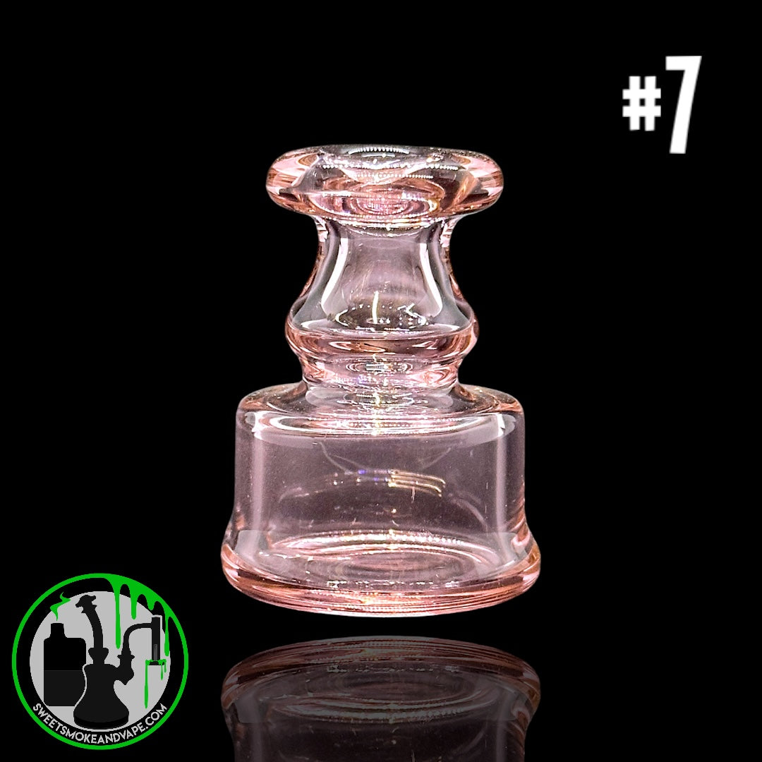 Evol Glass - Puffco Dry Attachment - #7 - Transparent Pink