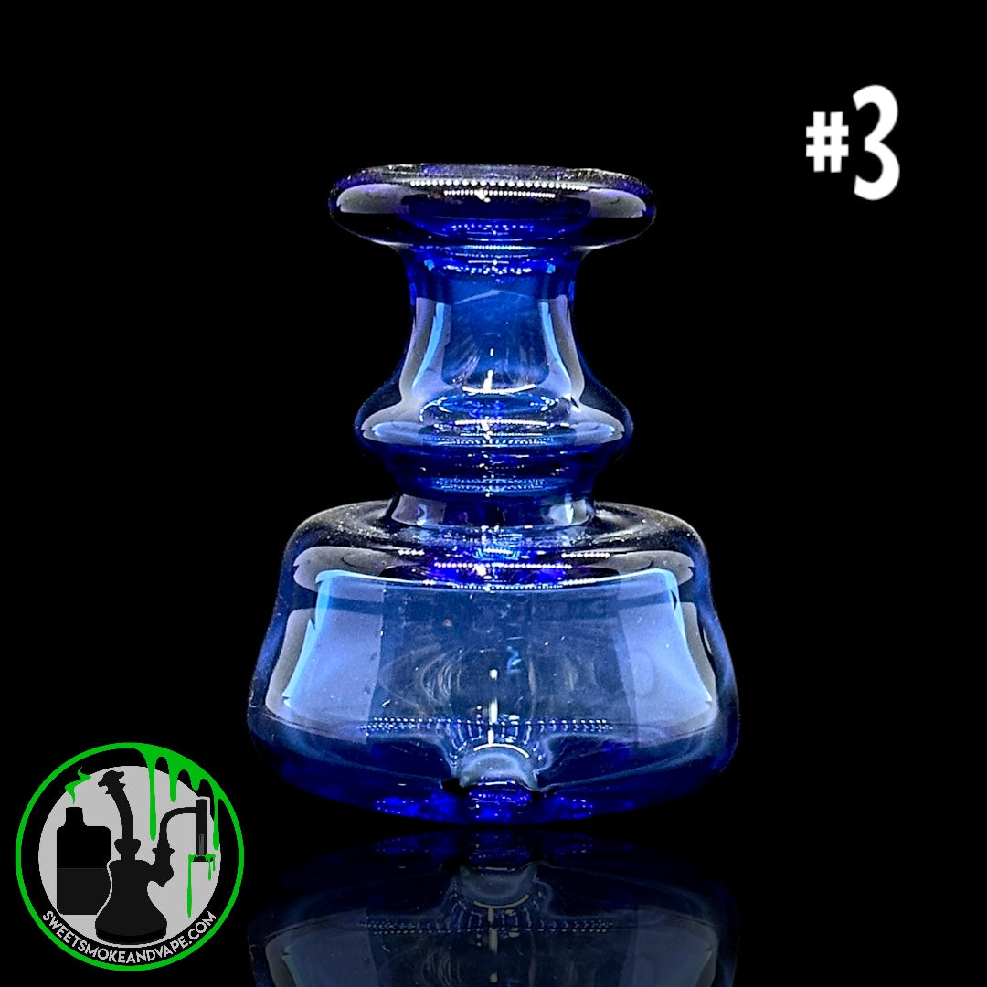 Evol Glass - Puffco Dry Attachment - #3 - Transparent Blue