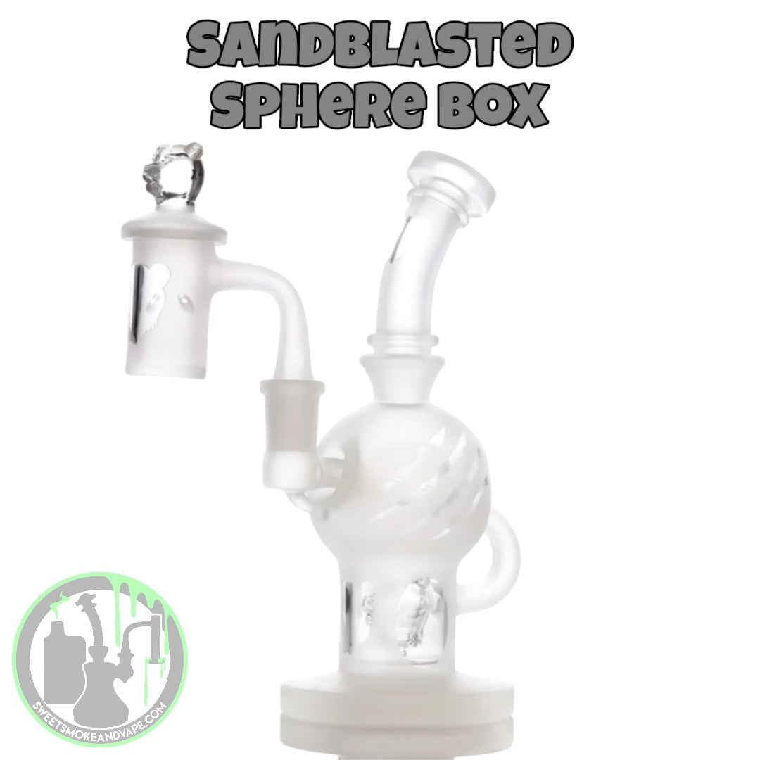 Bear Quartz - Sphere Box Ball Rig Set (Sandblasted)