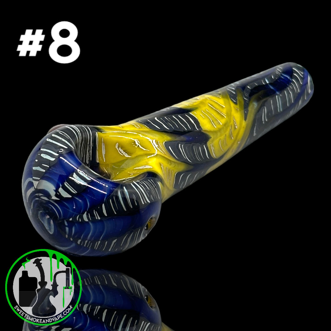 Daniel's Glass Art - German Glass Thick Hand Pipe #8