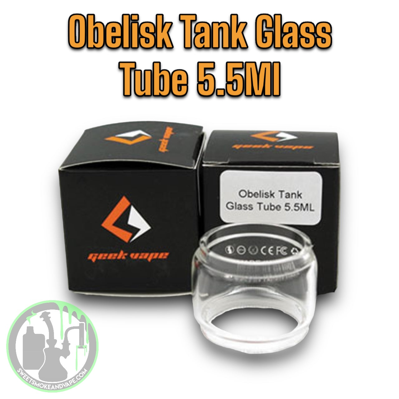 Geek Vape - Obelisk Tank Glass Tube 5.5ml