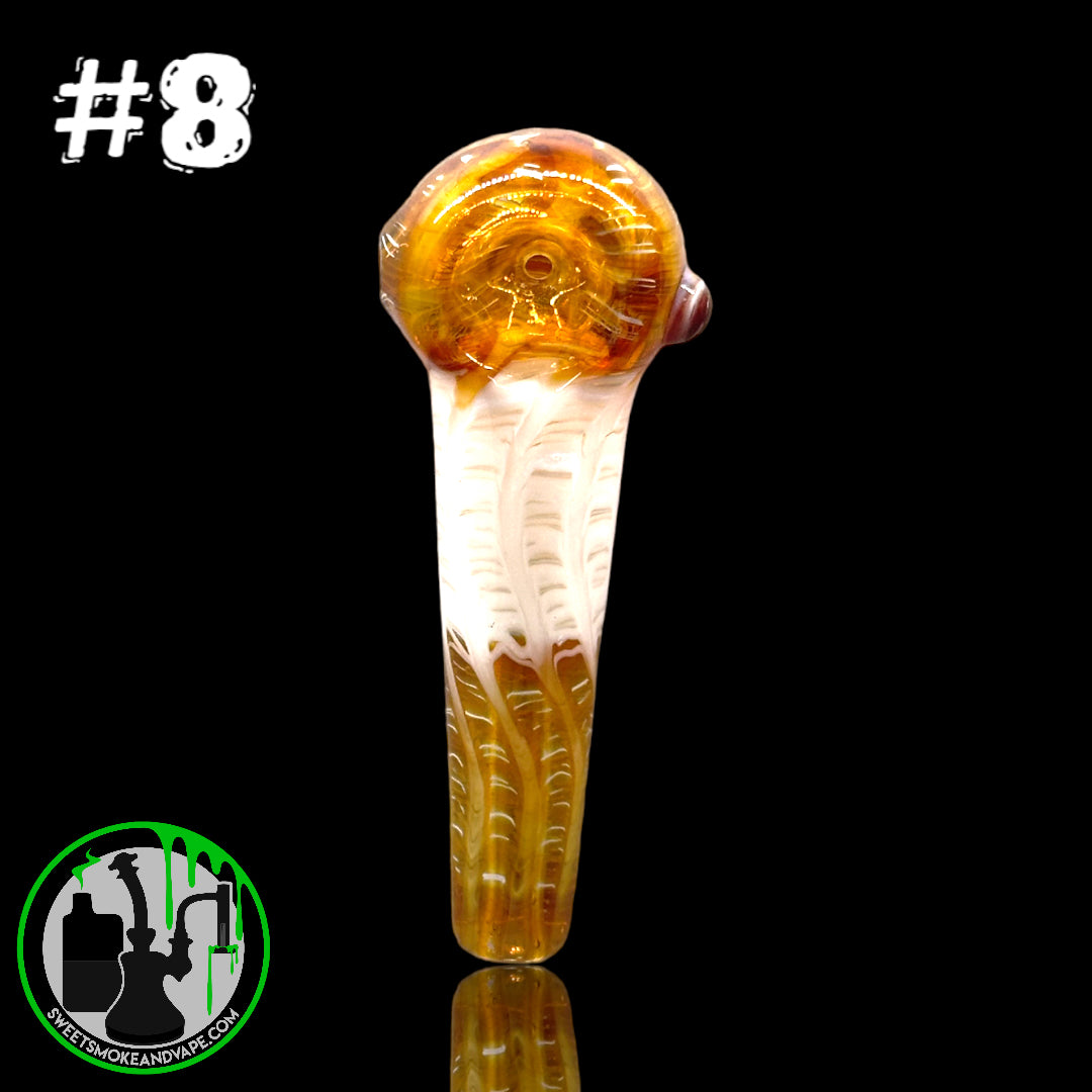 Daniel's Glass Art - German Glass Thick Hand Pipe (Small) #8