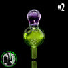 CPB Glass - Directional Carb Cap (Green & Purple)