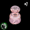 Evol Glass - Puffco Dry Attachment - #7 - Transparent Pink