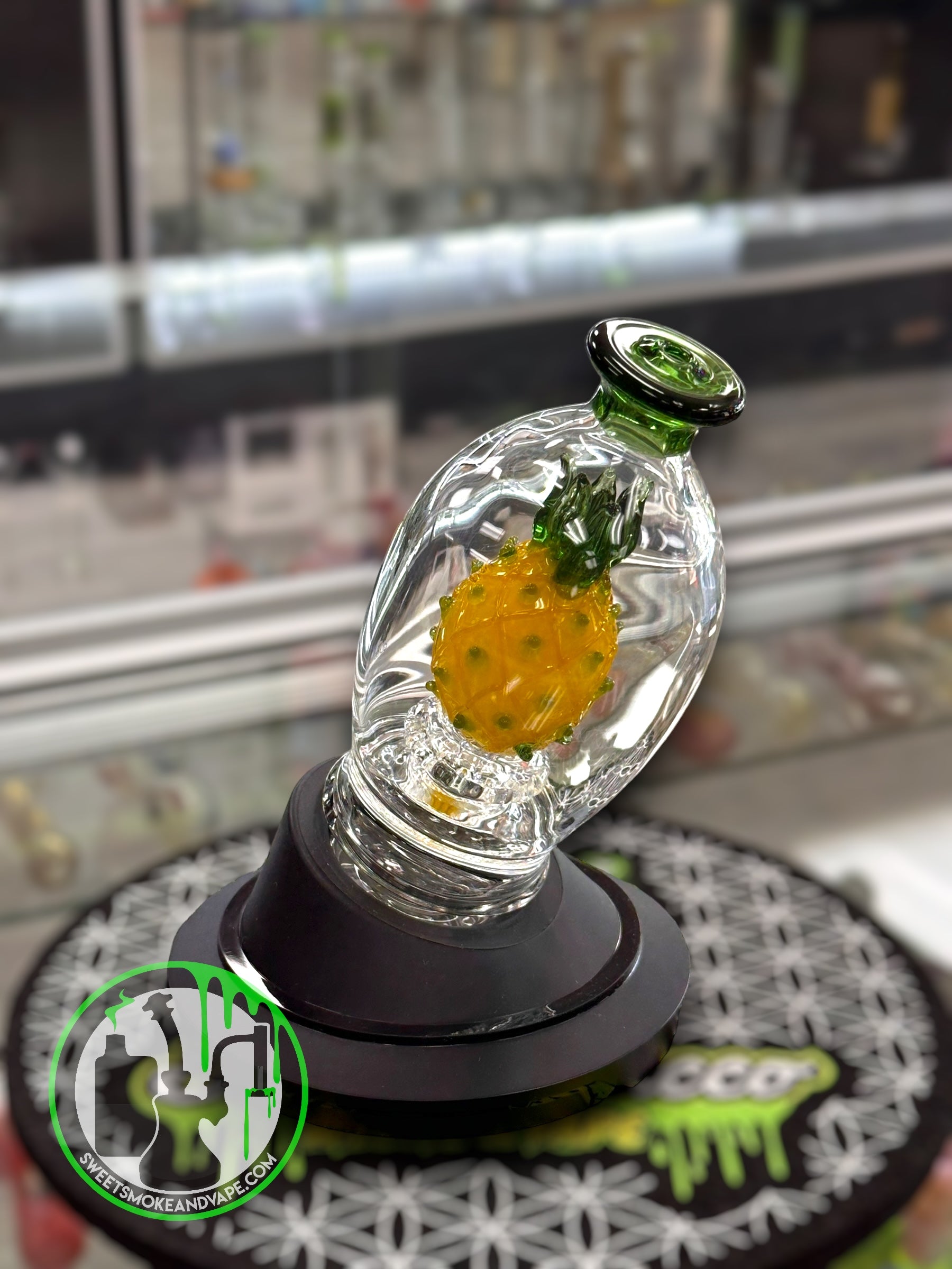 Toxic Glass - Pineapple Puffco Attachment