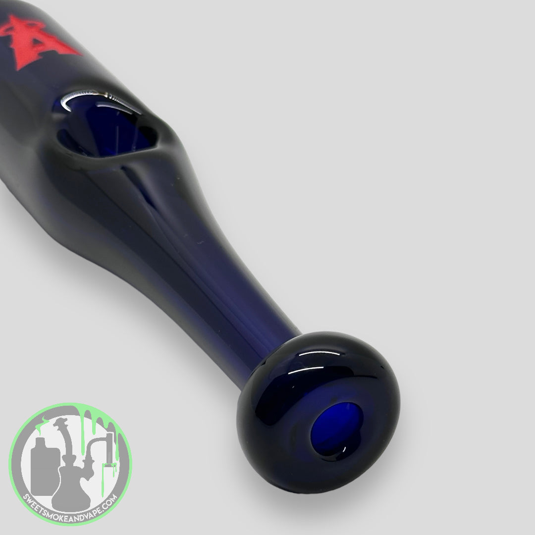 Daniel's Glass Art - Baseball Bat Dry Pipe (Los Angeles Angels)