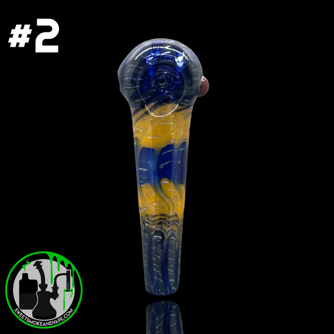 Daniel's Glass Art - German Glass Thick Hand Pipe #2