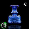 Evol Glass - Puffco Dry Attachment - #2 - Transparent Blue