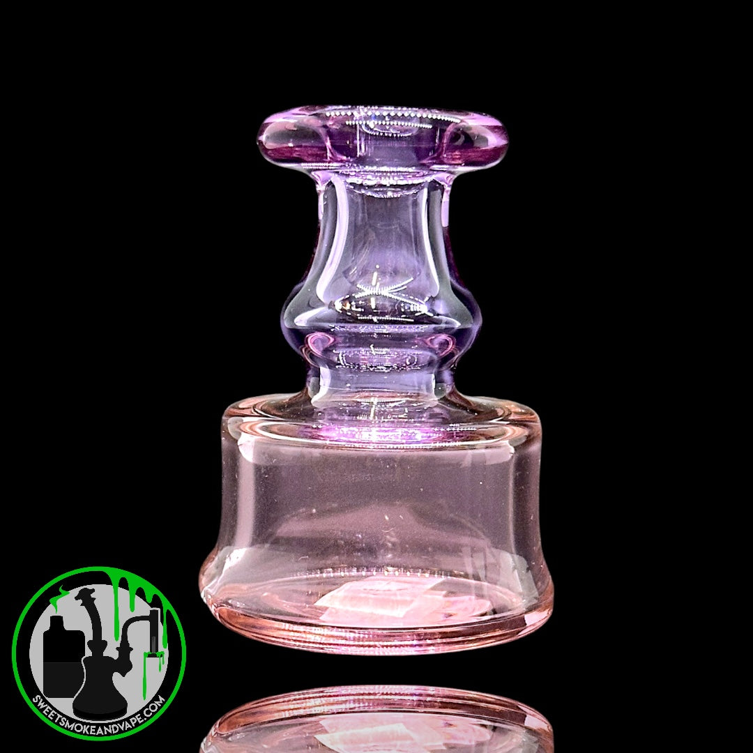 Evol Glass - Puffco Dry Attachment - Transparent Purple/Pink