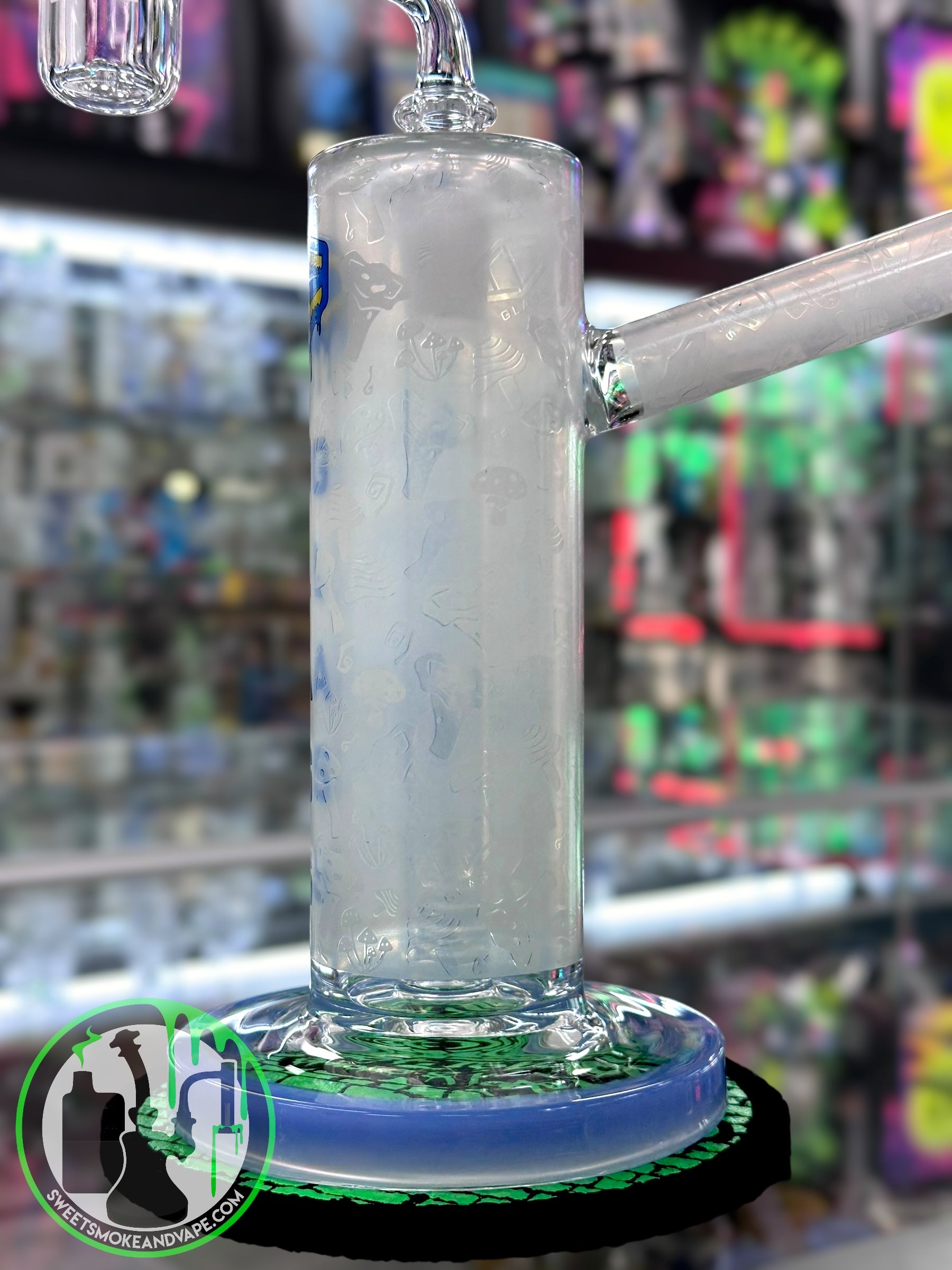 IC Glass - Meta Morph 12" Enhanced Color Changing Pattern Rig - Blue