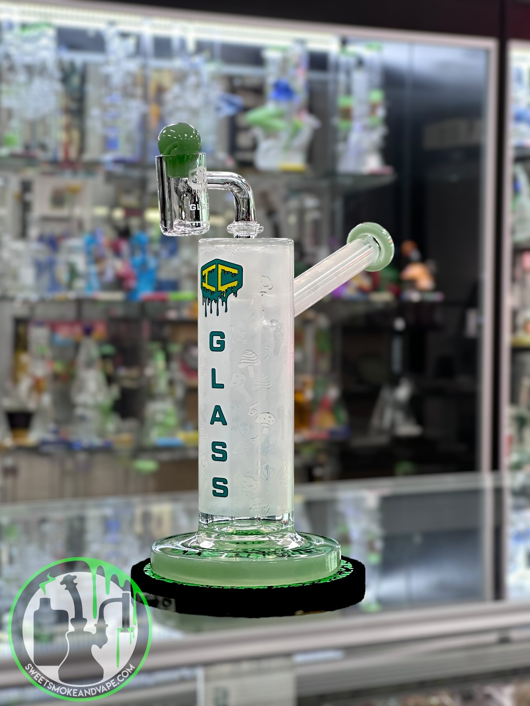 IC Glass - Meta Morph 12" Enhanced Color Changing Pattern Rig - Green