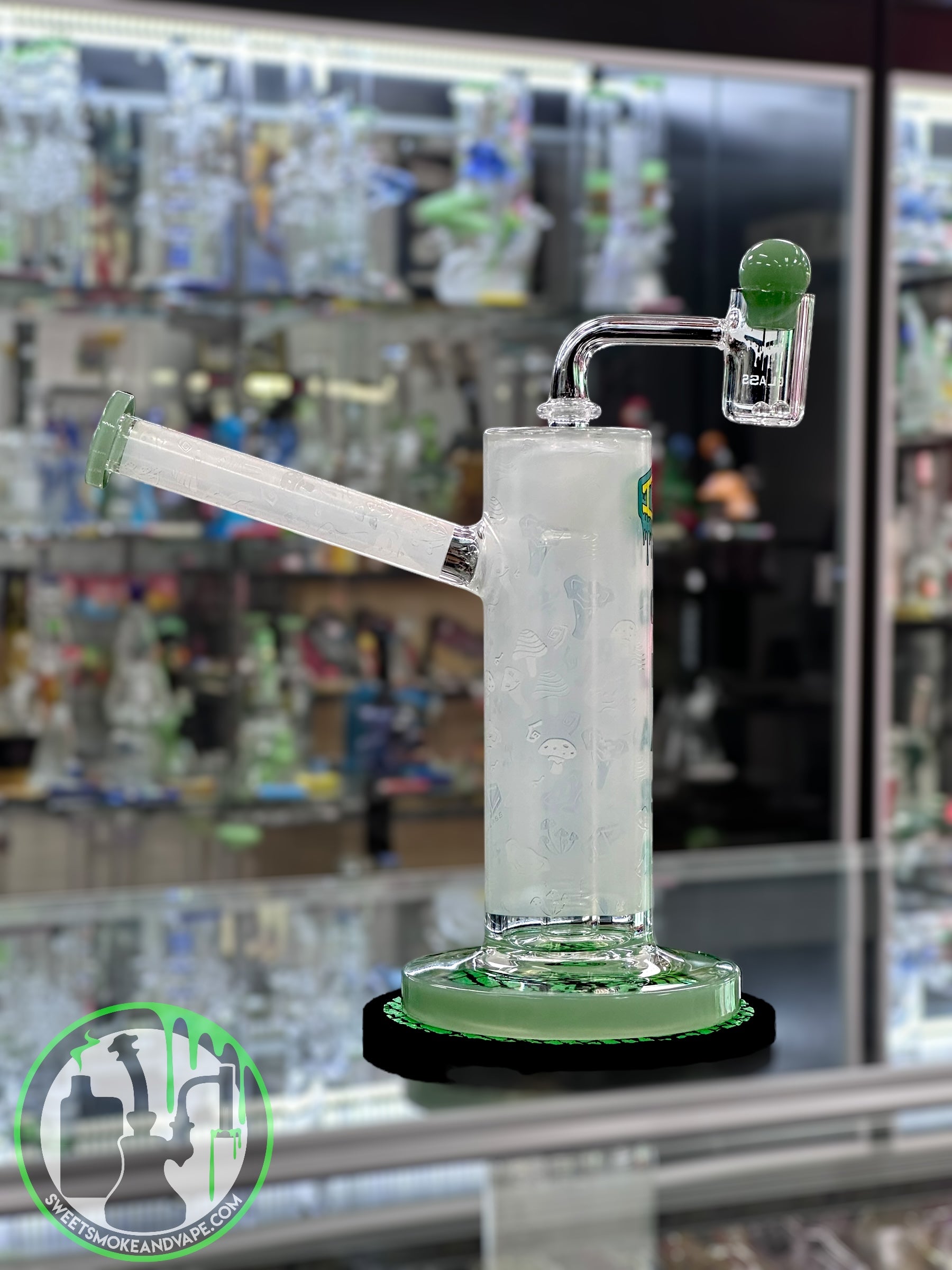 IC Glass - Meta Morph 12" Enhanced Color Changing Pattern Rig - Green