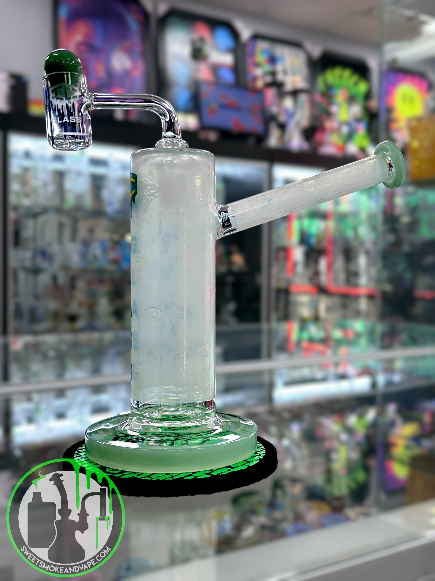 IC Glass - Meta Morph 12" Enhanced Color Changing Pattern Rig - Green