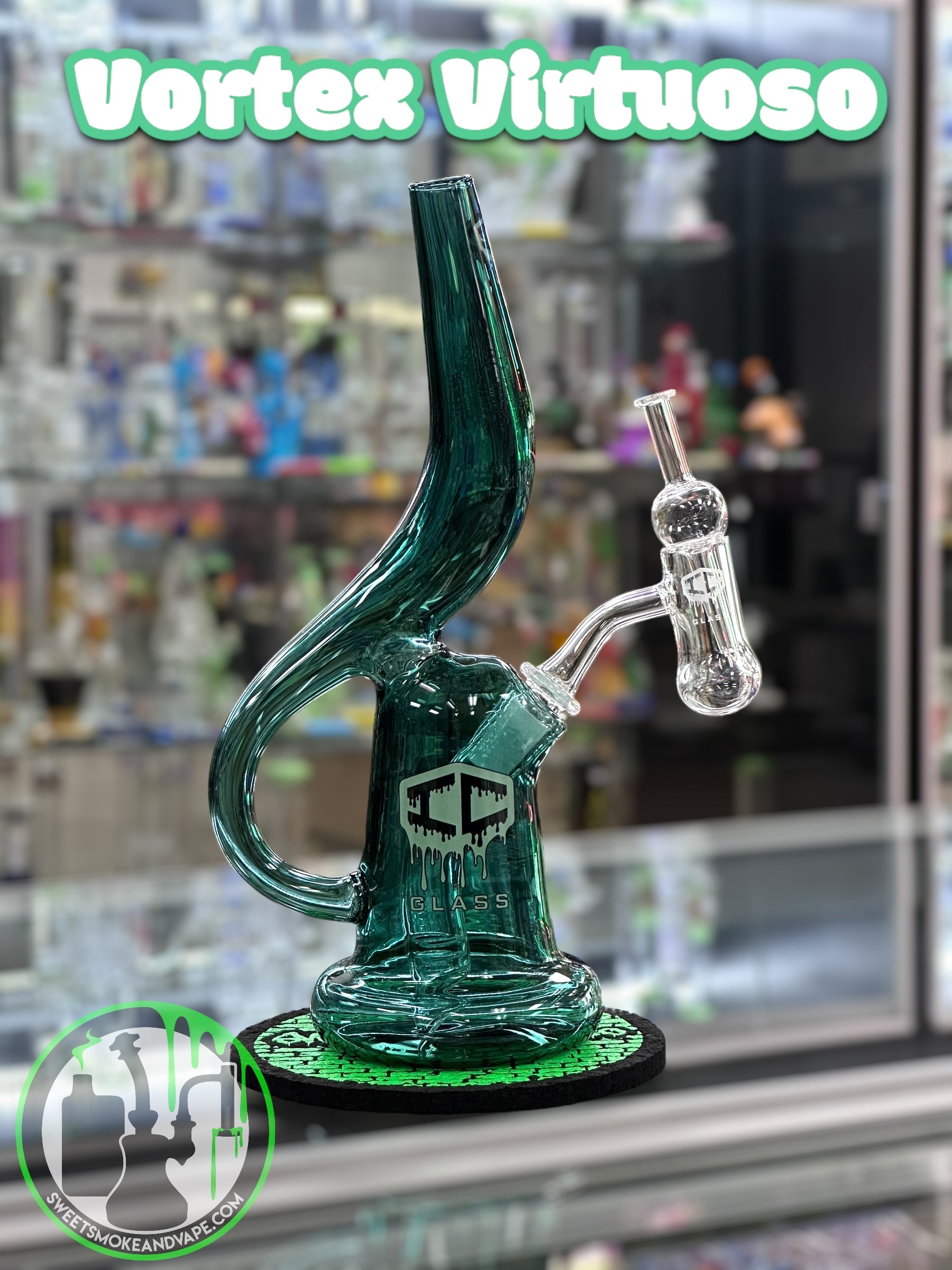 IC Glass - Vortex Virtuoso - Green – Sweet Smoke And Vape